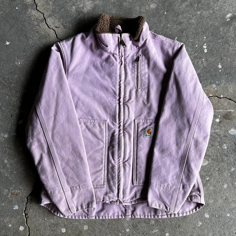 Carhartt WOMENS WJ022 FPL pink work wear jacket